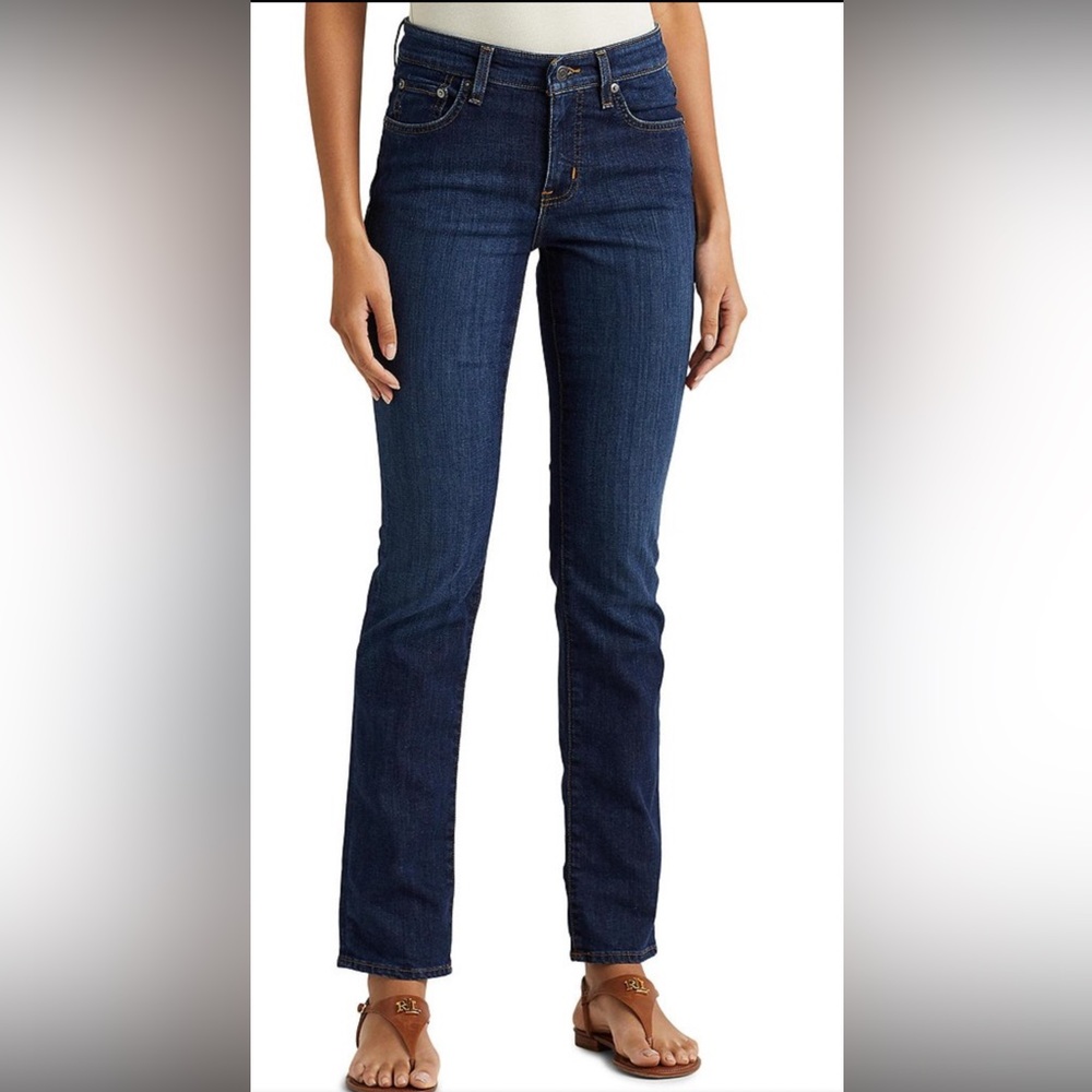 Lauren Ralph Lauren Dark Blue Boot Cut Jeans size 6P